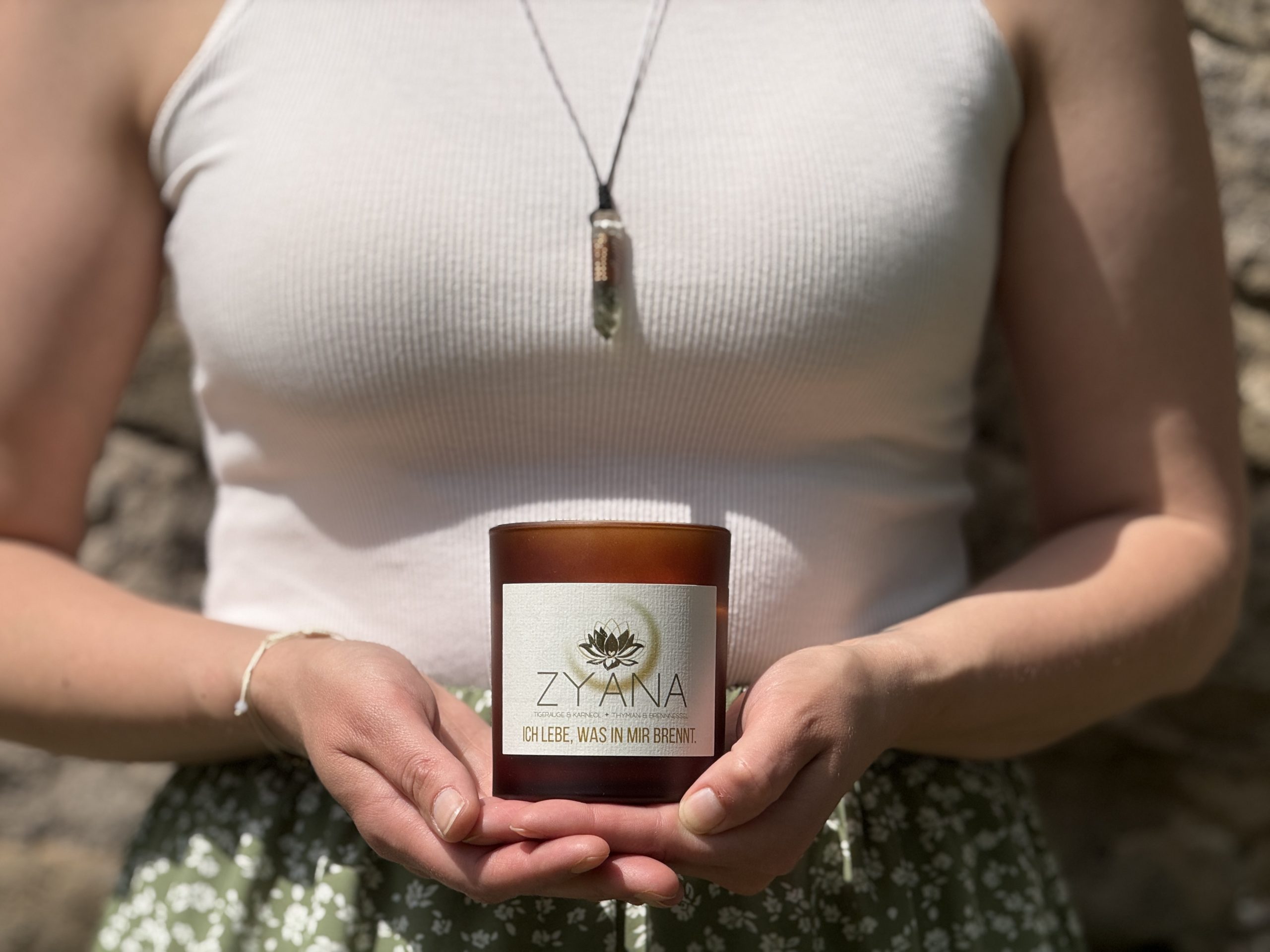 Aromakerze für Motivation